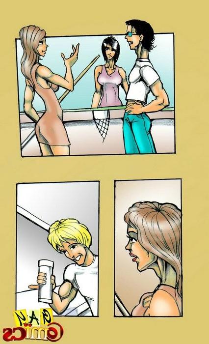 10P Tranny playing with handcuffs