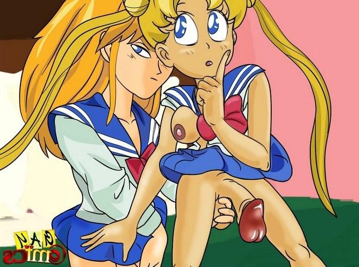 10P Transsexual Sailormoon in action!