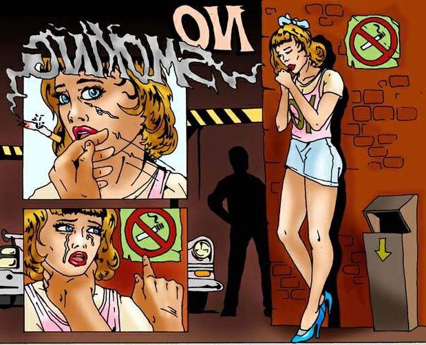 15P blonde handcuffed in alley and used for rough anal sex fetish