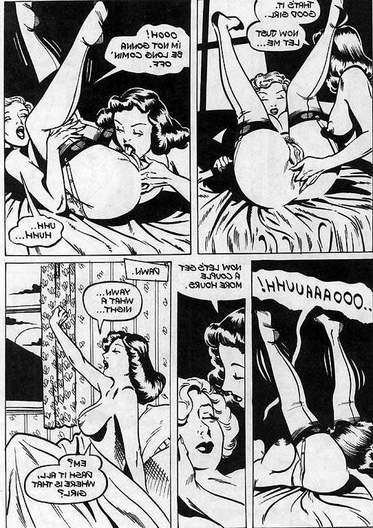 15P vintage giant breast lesbian sex comic