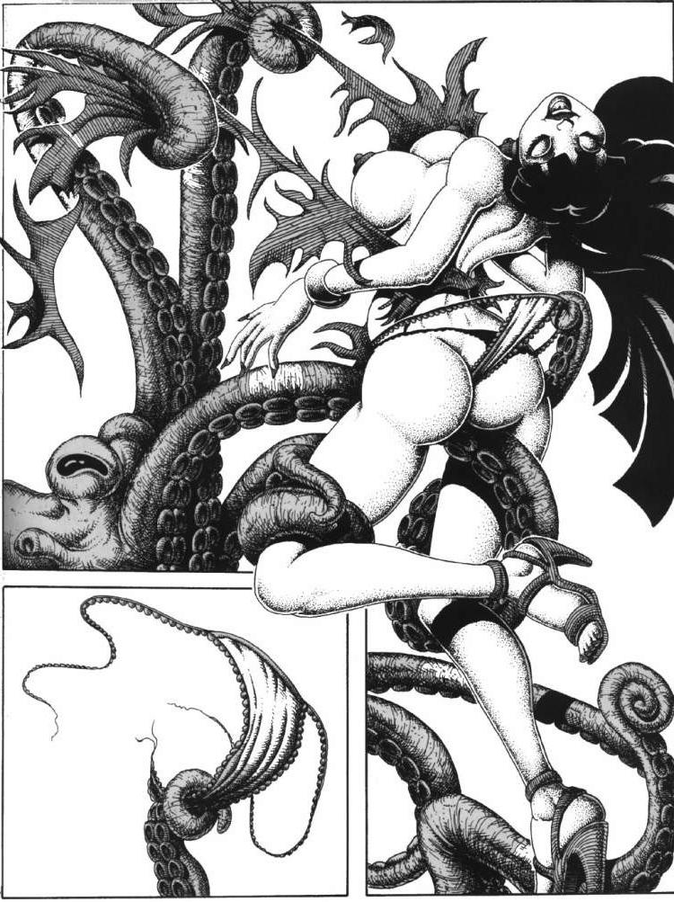 15P bizarre monster bondage sex comic