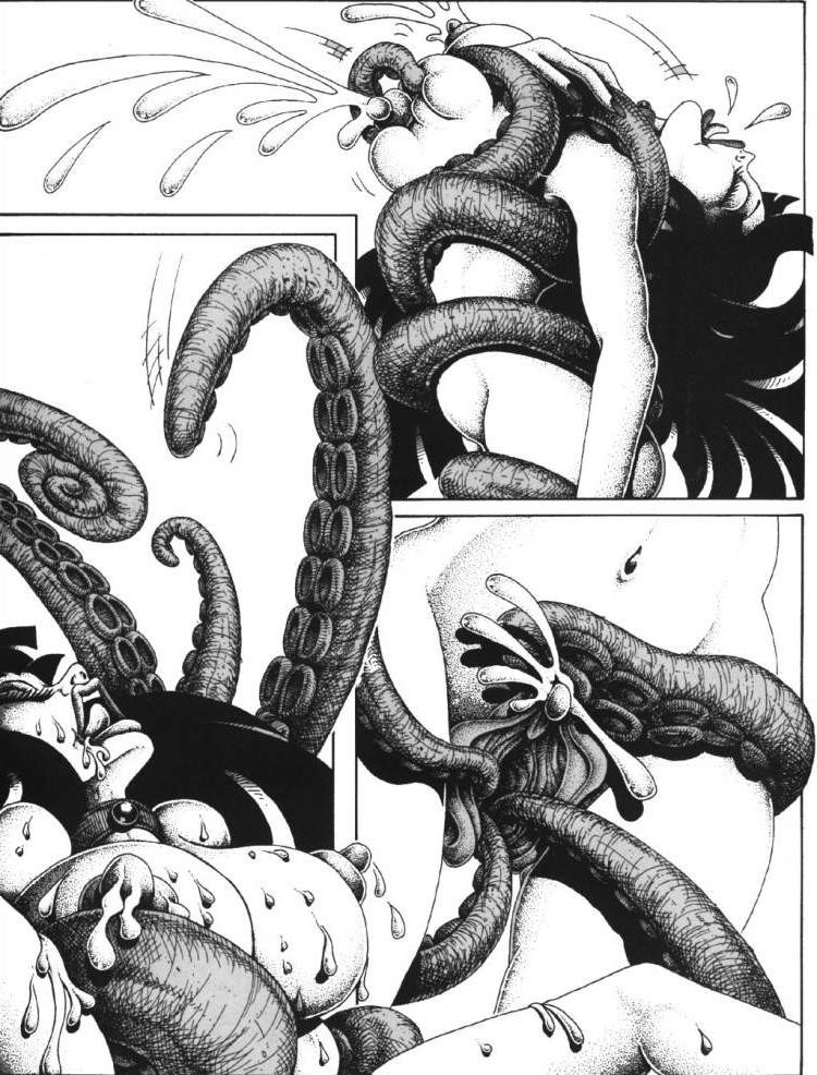 15P bizarre monster bondage sex comic