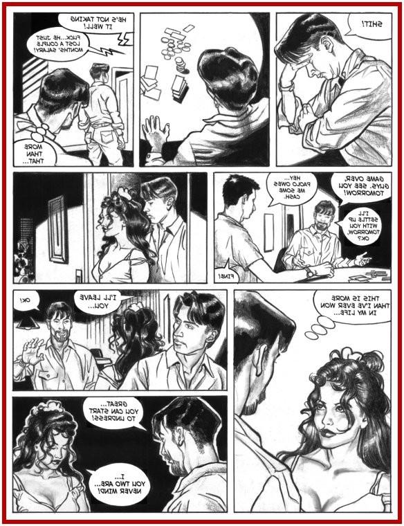 14P Italian hardcore lesbian sex comic