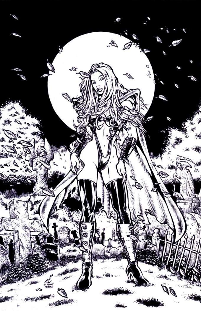 15P bizarre gothic underworld sex comic