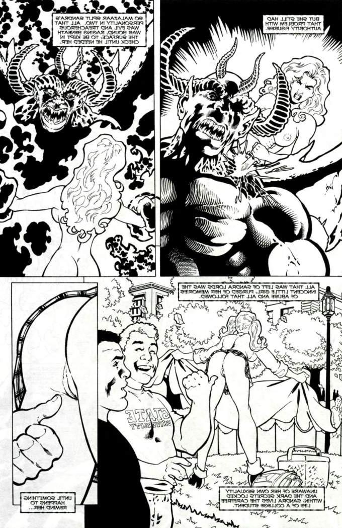 15P bizarre gothic underworld sex comic