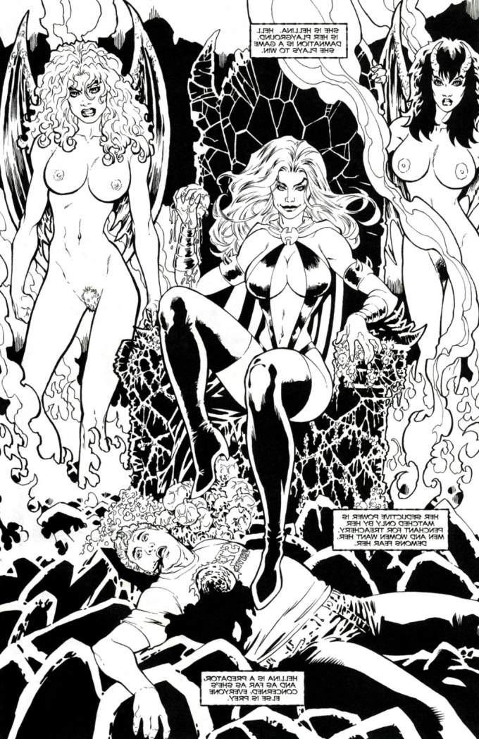 15P bizarre gothic underworld sex comic