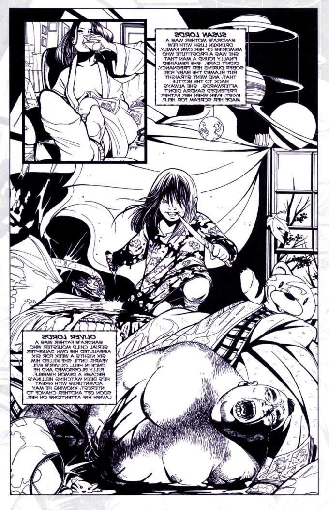 15P bizarre gothic underworld sex comic