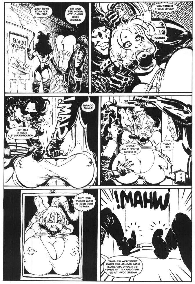 15P enormous beautiful breast bondage comic
