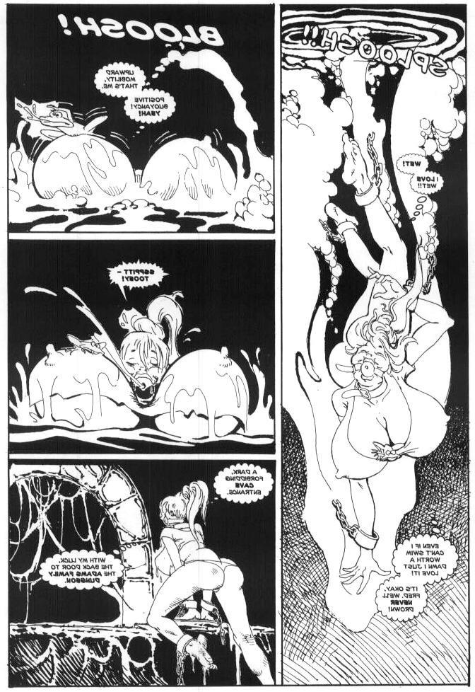 15P enormous beautiful breast bondage comic