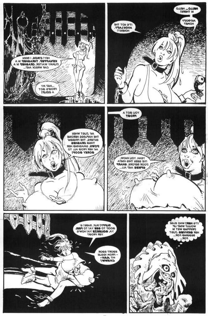 15P enormous beautiful breast bondage comic