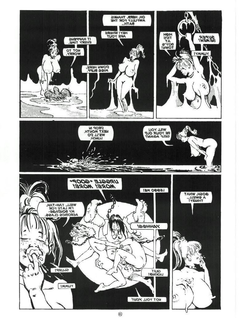 15P enormous beautiful breast bondage comic