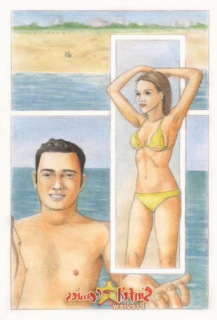 16P Drawn hardcore action with Jessica Alba