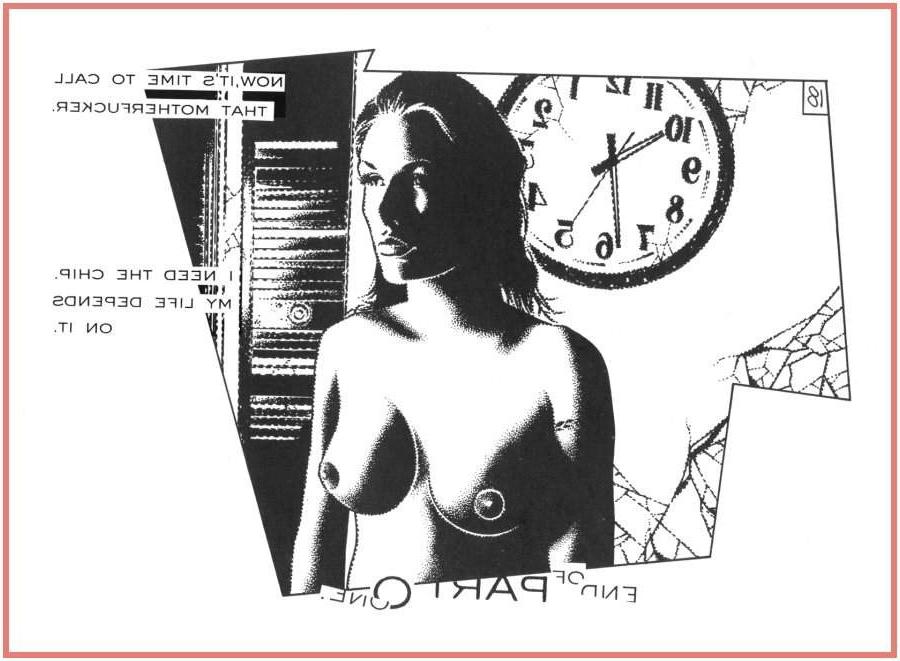 15P bizarre leather mask fetish sex comic