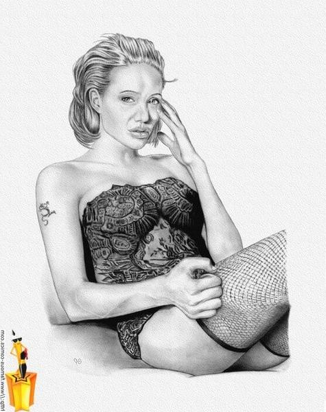 15P Famous nude celebrities in dirty poses in comics style