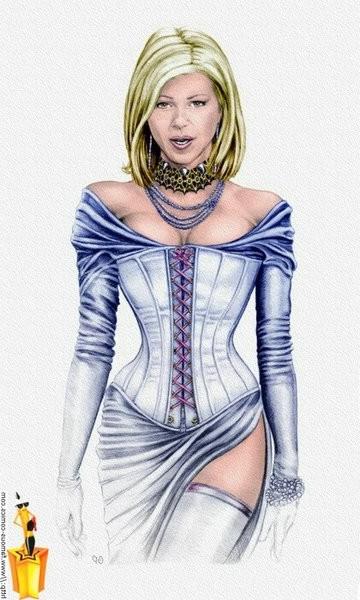 15P Famous nude celebrities in dirty poses in comics style