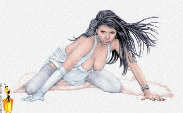 15P Famous nude celebrities in dirty poses in comics style