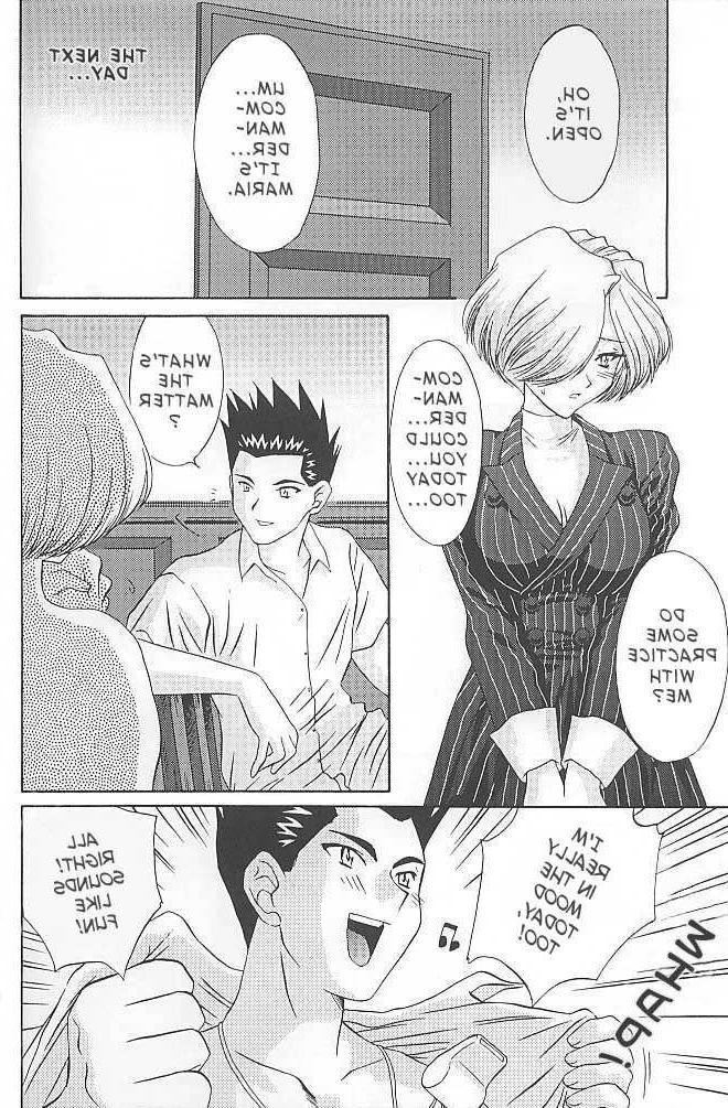 15P enormous breast blonde bondage comic
