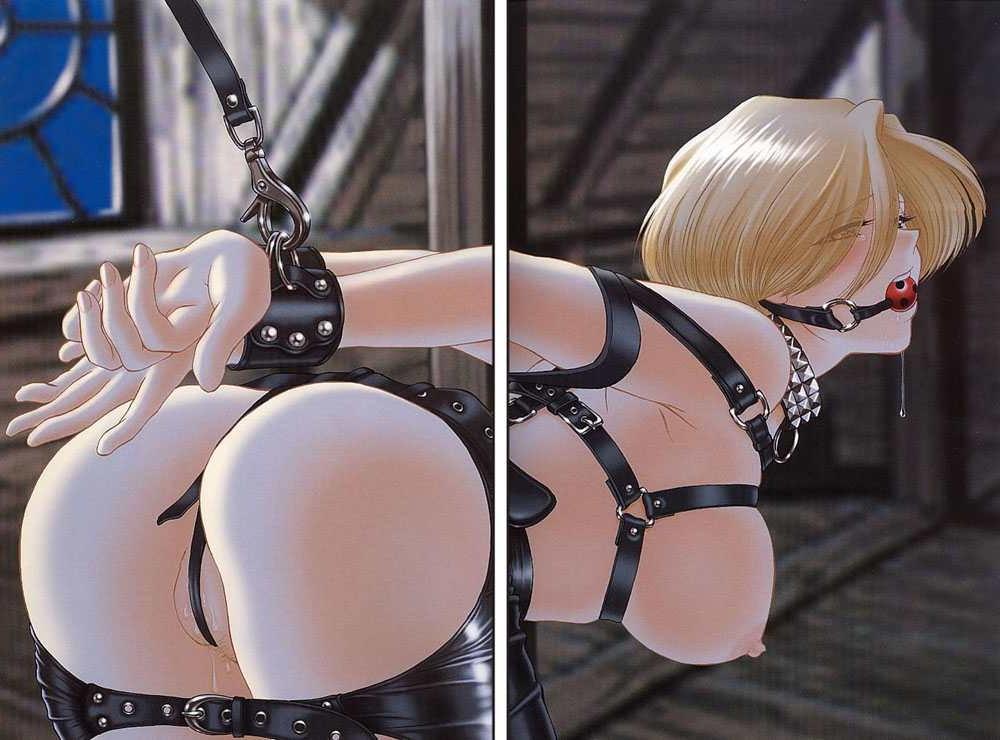 15P enormous breast blonde bondage comic