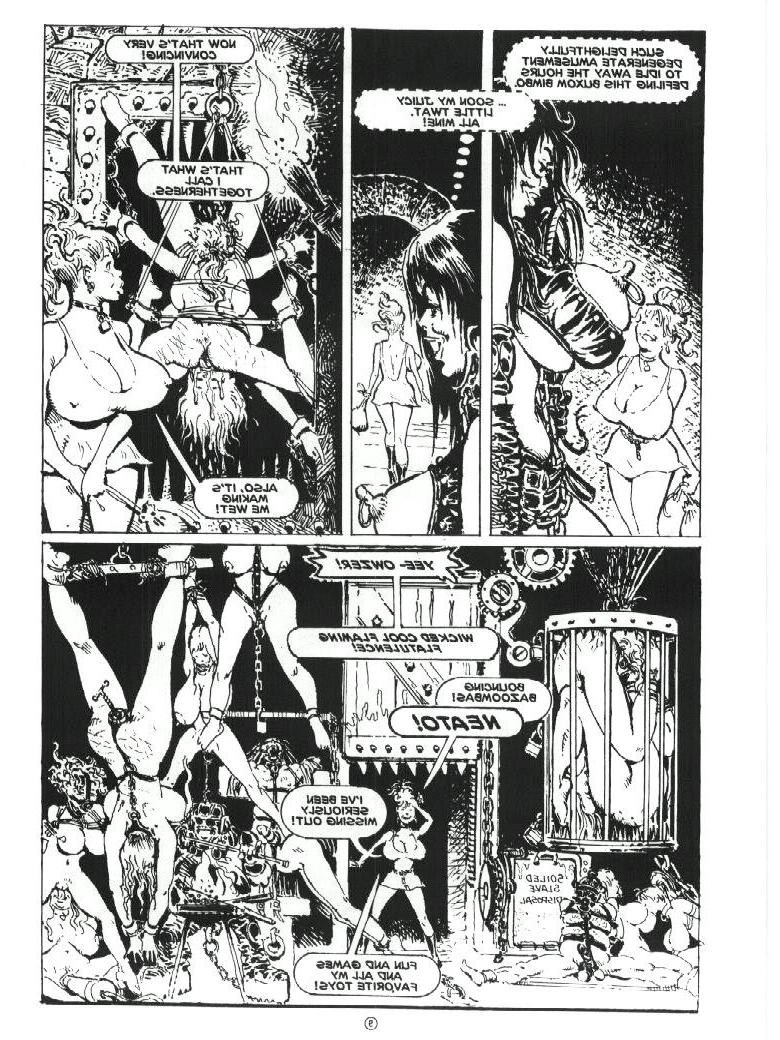 15P riesiger Brust-Bondage-Comic