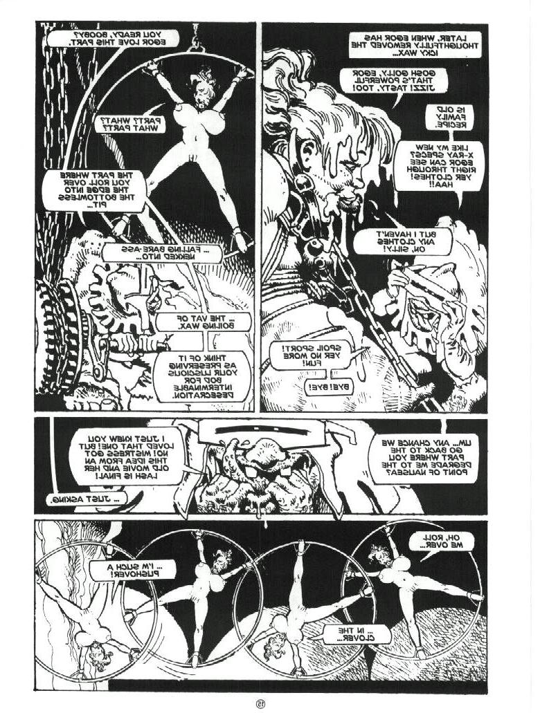 15P riesiger Brust-Bondage-Comic