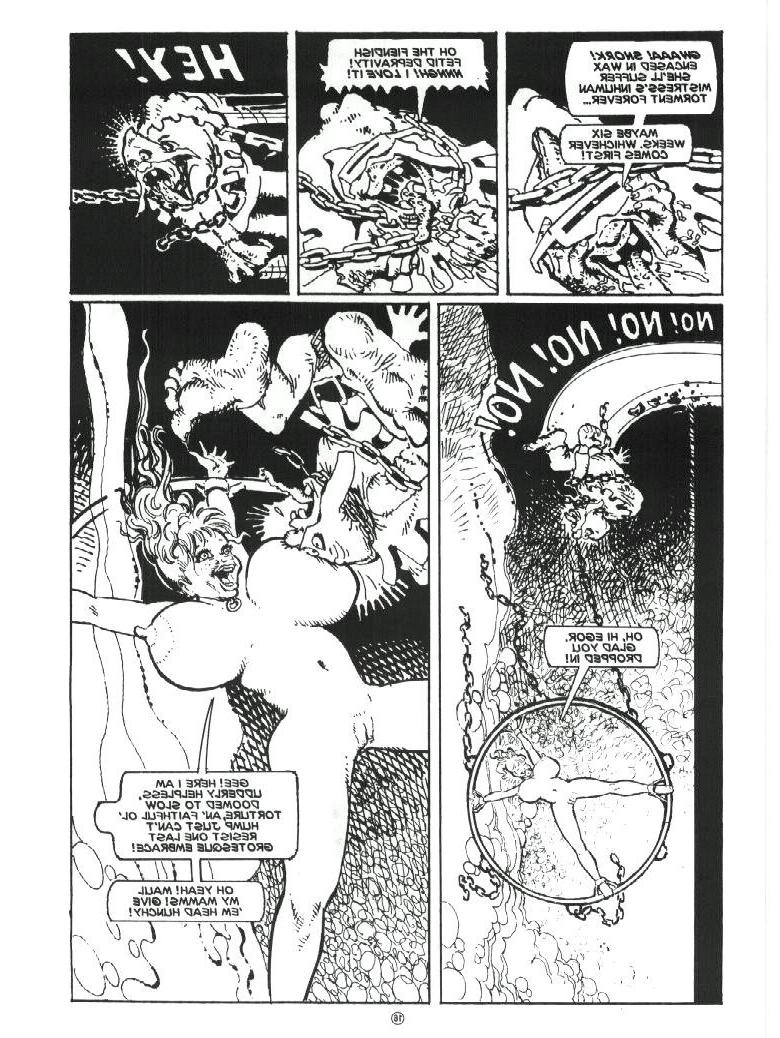15P riesiger Brust-Bondage-Comic
