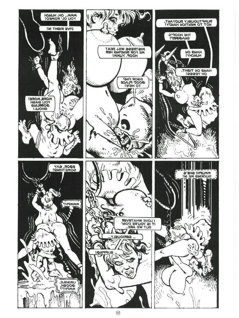 15P riesiger Brust-Bondage-Comic