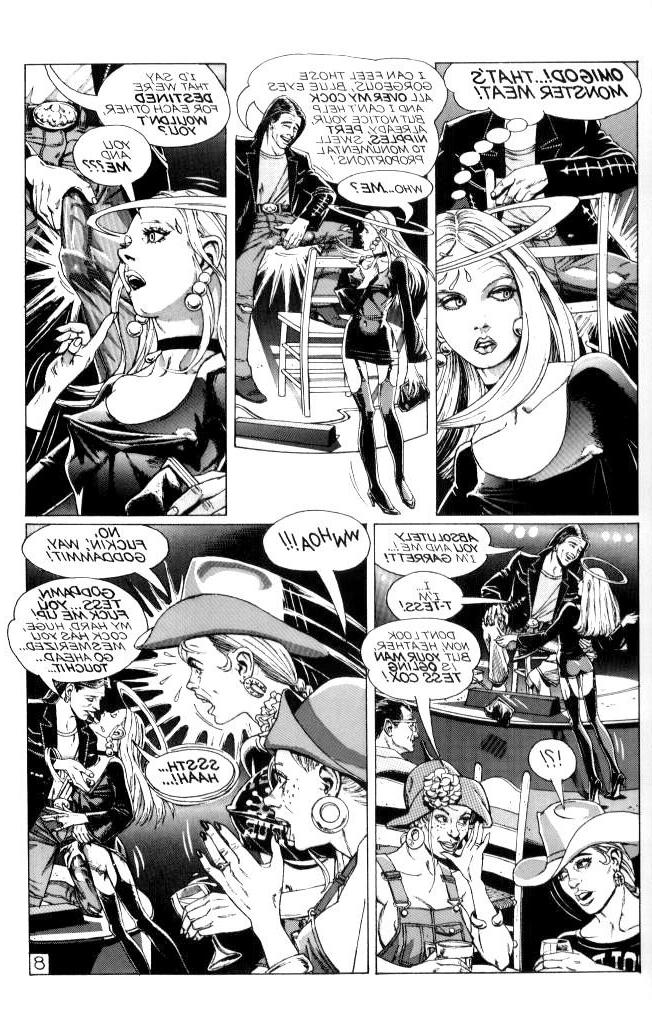 15P highly erotic skinny girl with huge cock comic