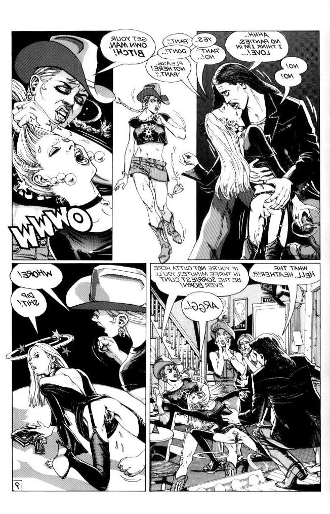 15P highly erotic skinny girl with huge cock comic