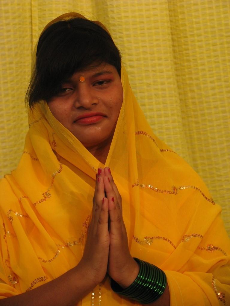 16P Horny desi girl strips and plays with her great natural indian tits