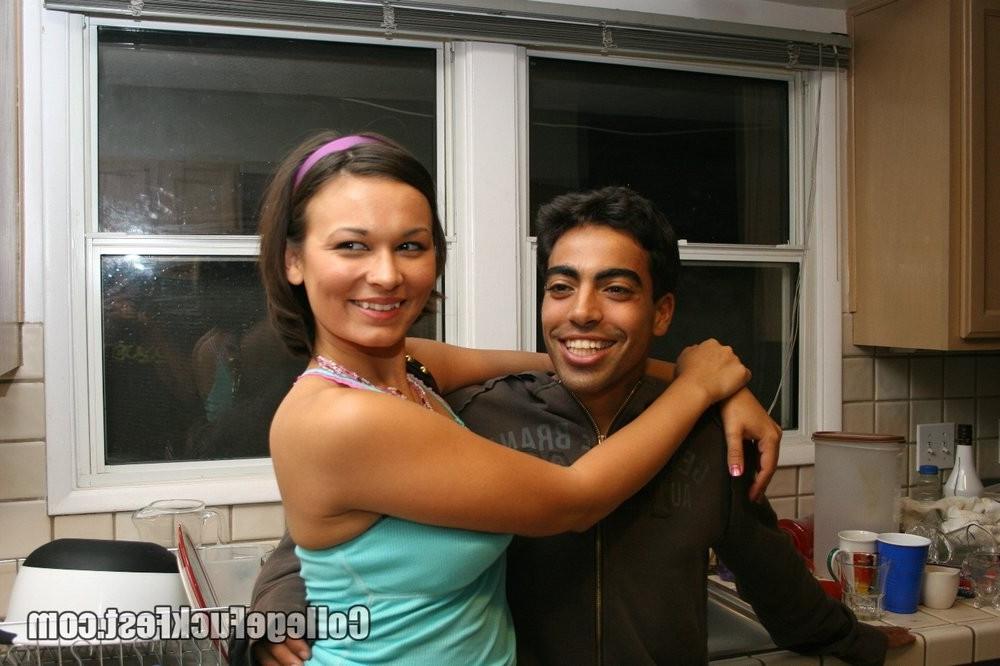 12P Teens engage in hot lesbian sex on couch in a college party