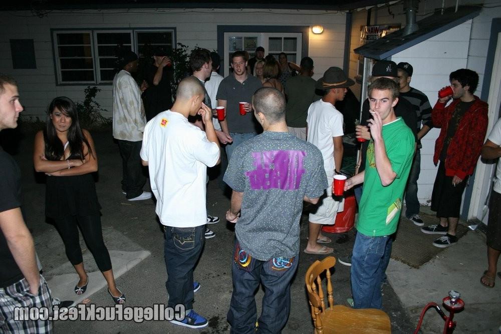 12P Shy looking teen gets wild at a party and fucks a stiff cock