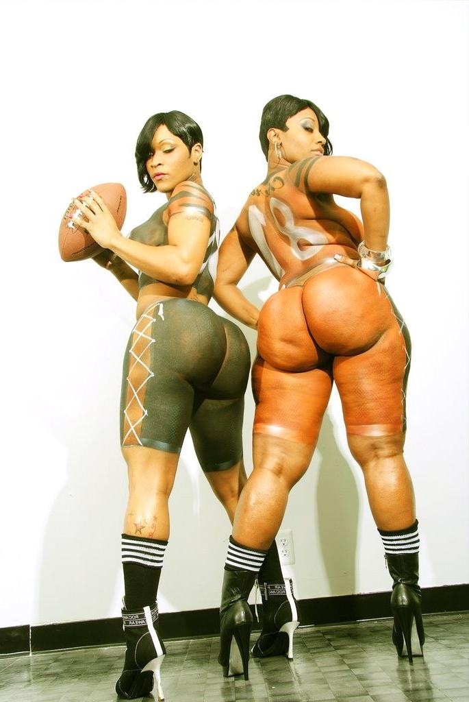 16P Cherokee D Ass and Bodyxxx as football players
