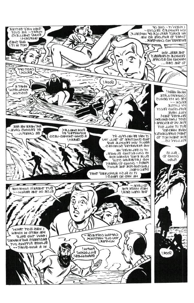 15P big breasted women solders comic