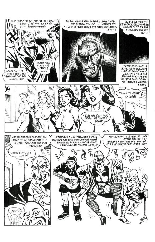 15P big breasted women solders comic