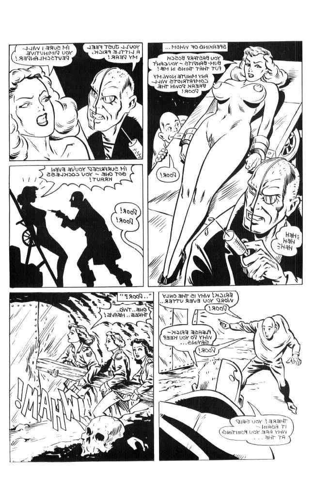 15P big breasted women solders comic