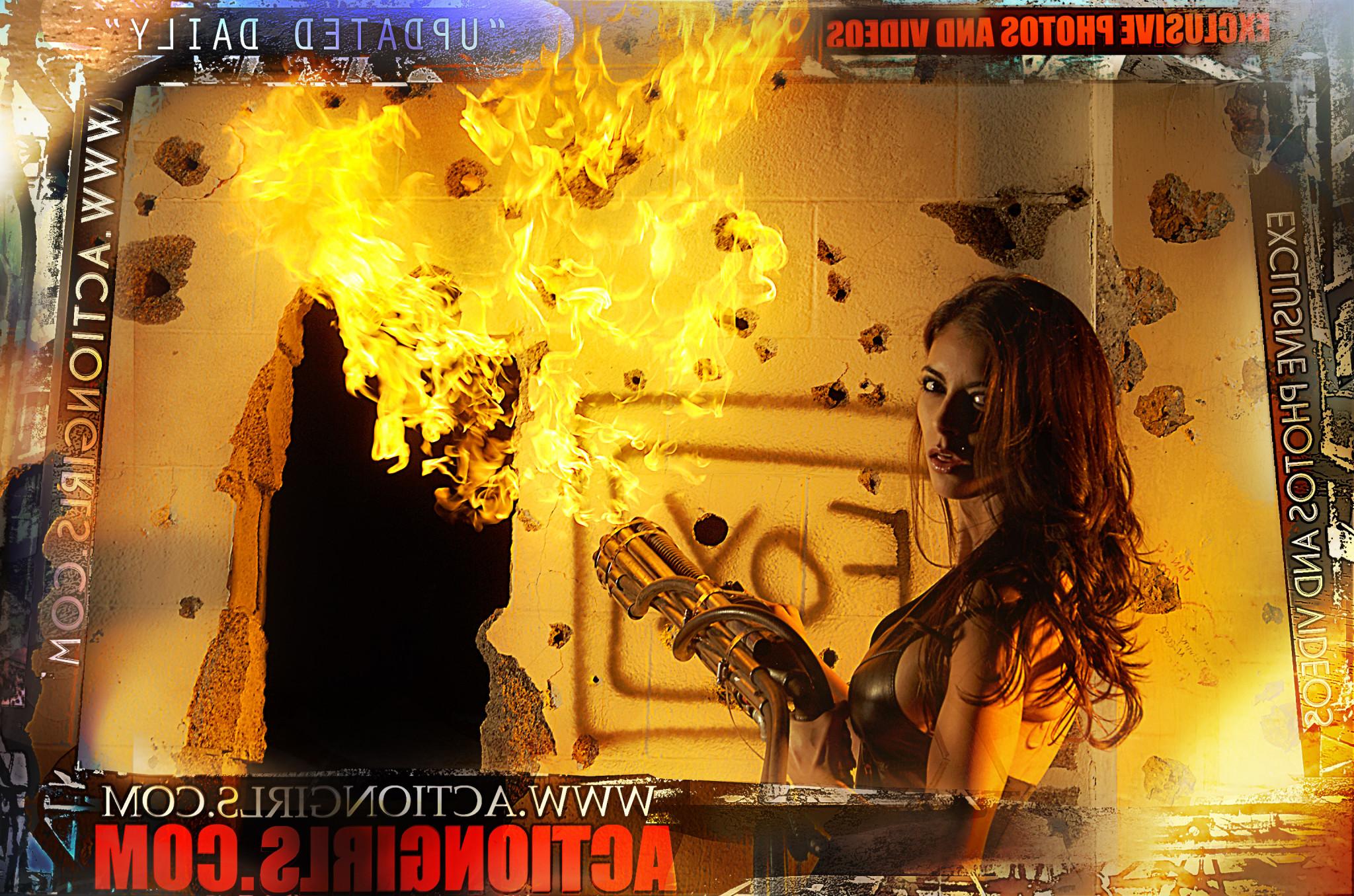 14P Exclusive Actiongirls Web Posters Deluxe Ser 5 Photos Actiongirl