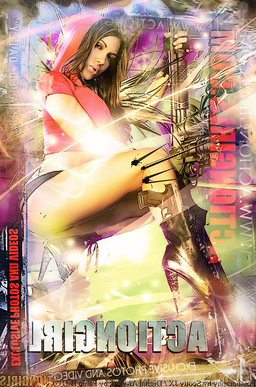 16P Exclusive Actiongirls Web Posters Deluxe Series 11 Photos Actiongirlscom