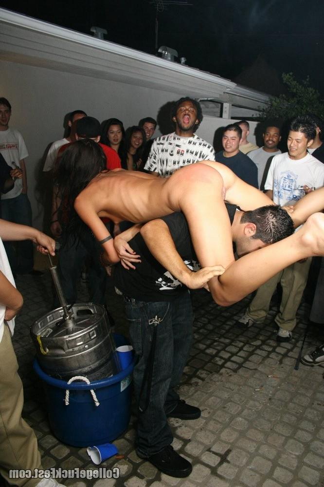 12P Wild and steamy group fucking in a college frat party