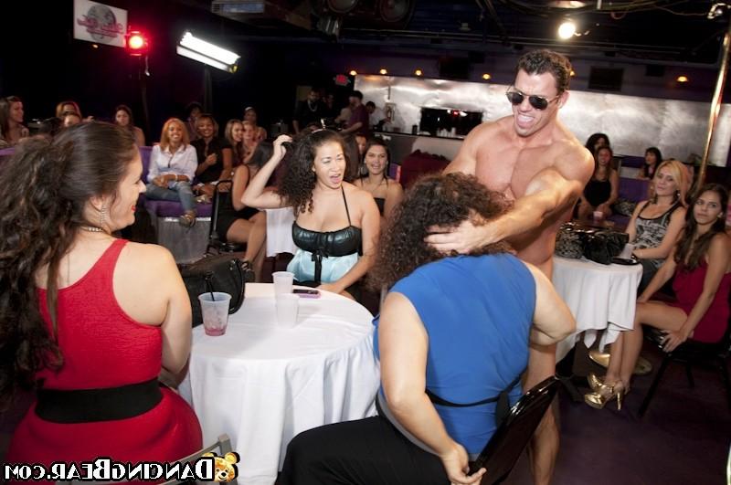 16P Drunk hot girls having some fun with one man at party