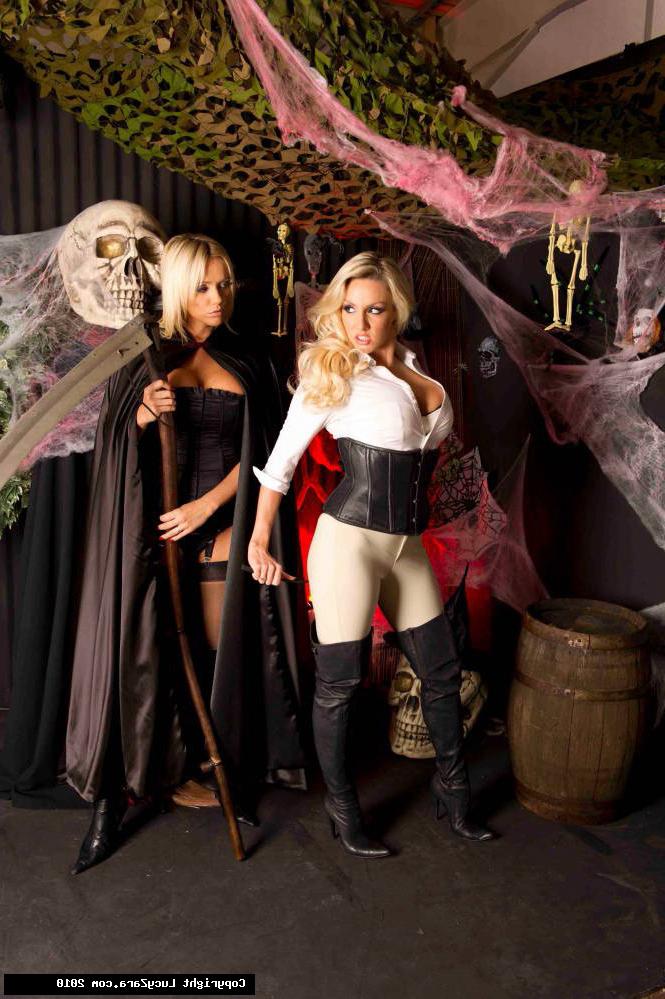 15P Lucy Zara and a whole lot of filthy fun for Halloween