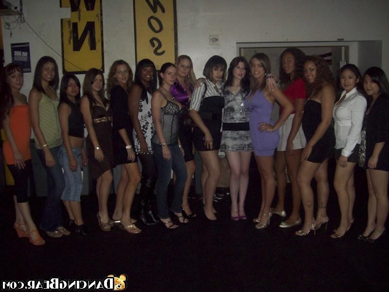 16P Naughty girls giving awesome blowjob on late hardcore party
