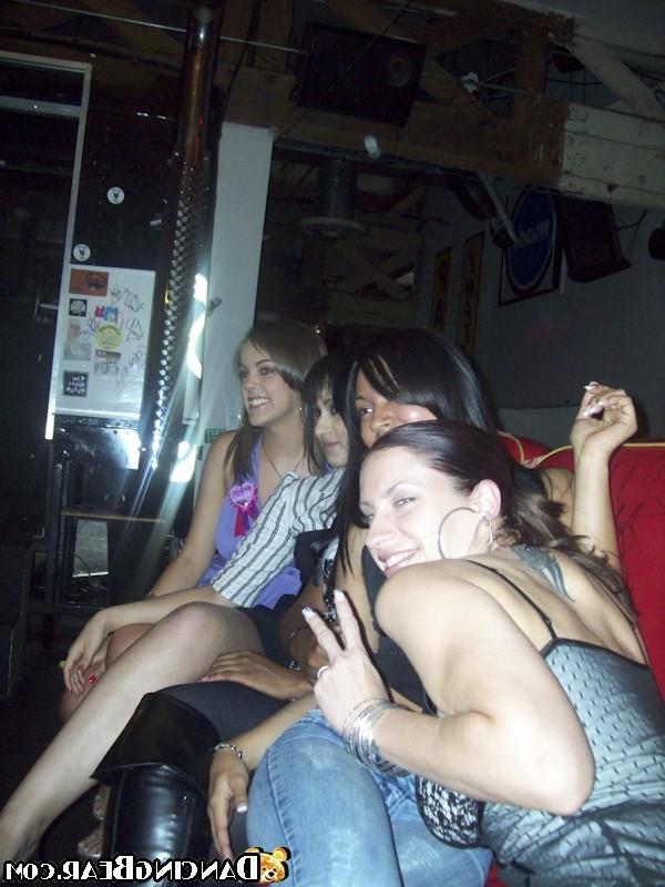 16P Naughty girls giving awesome blowjob on late hardcore party