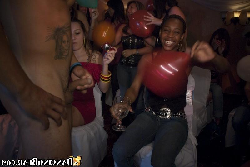 16P Naughty girls giving awesome blowjob on late hardcore party