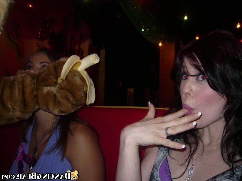 16P Naughty girls giving awesome blowjob on late hardcore party