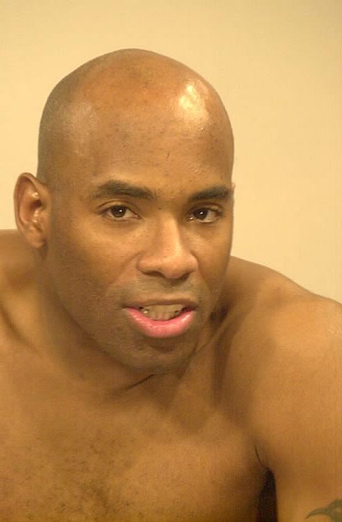 15P Sexy black guy showing off his nice sized cock
