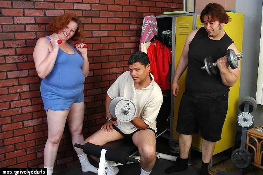 16P Fat redhead Adrienne Plump double teamed and cummed