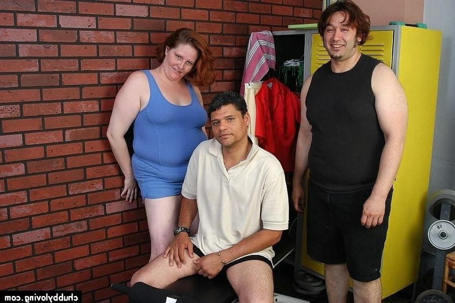 16P Fat redhead Adrienne Plump double teamed and cummed