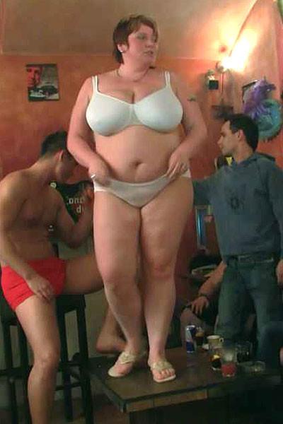 12P Shes a drunken slut at this BBW party and shes on her hands and knees getting fu