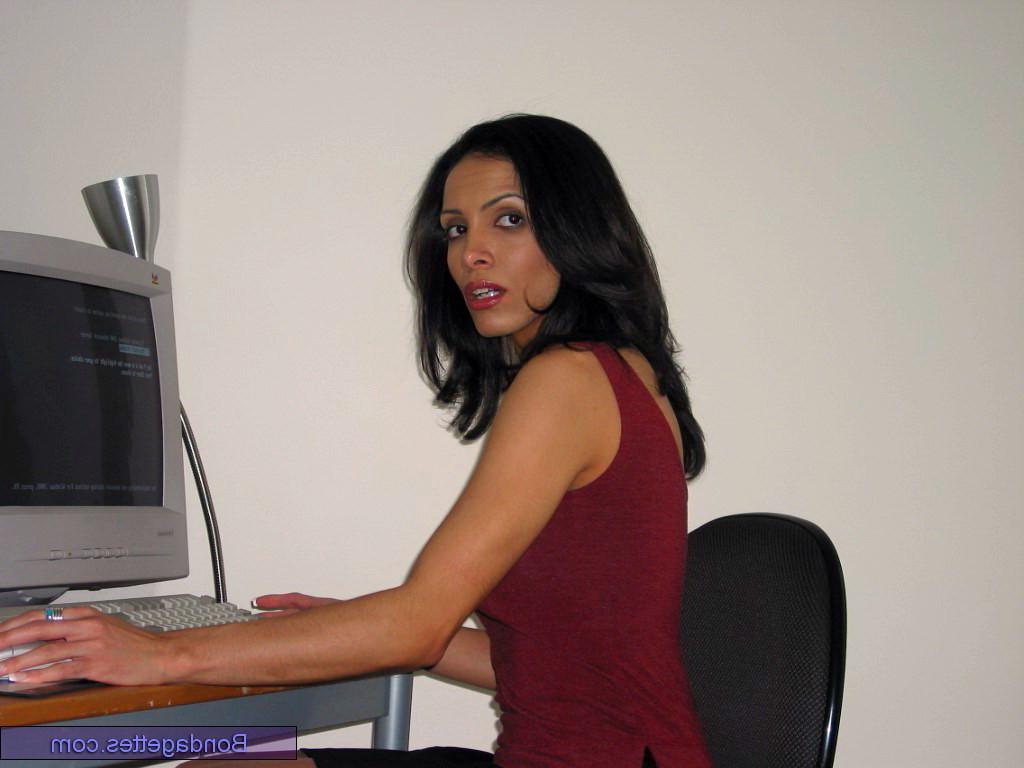 16P Indian secretary bondage of sexy milf dominated and tied up at work