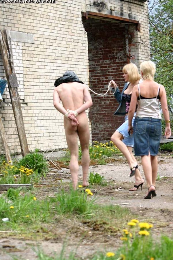16P Ladies take a guy to a haunted farm and torture him for their pleasure